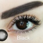 Новые комфортные цветные контактные линзы от немецкой компании AlbaColors Black.